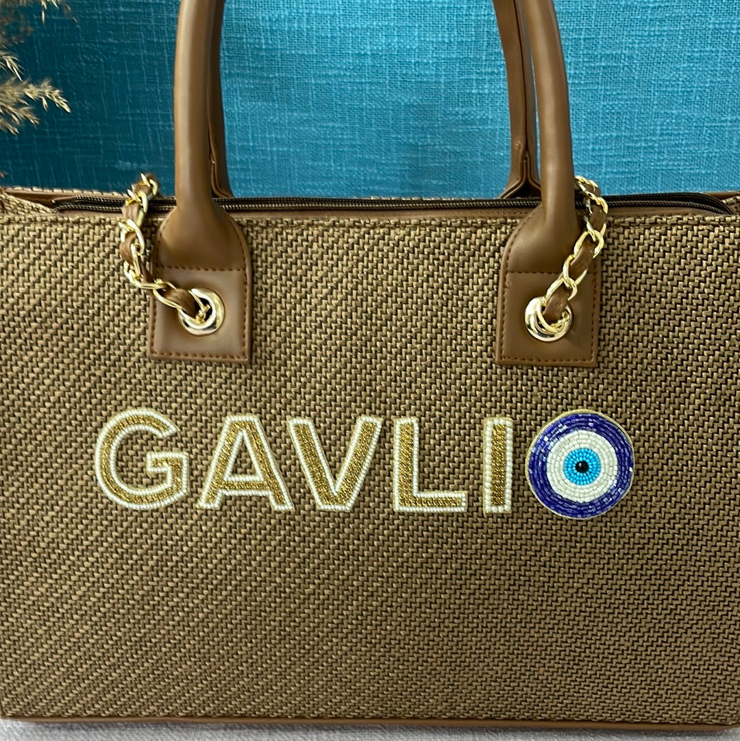 CHAIN TOTE FULL NAME + EVILEYE