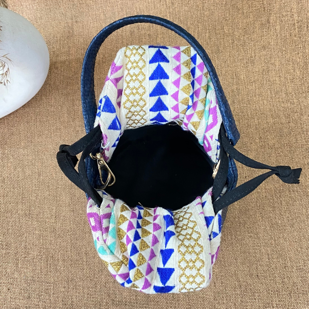 Blue Bucket Bag