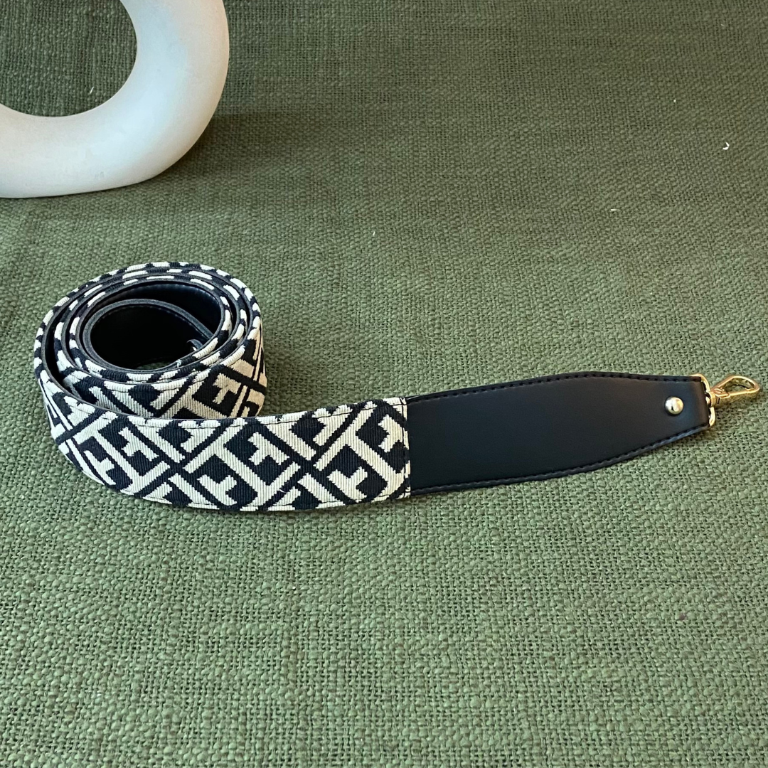 Black T-Shape Shoulder Strap
