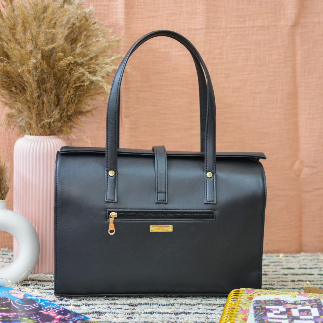 Black With Green Swede Leera 12inch Bag