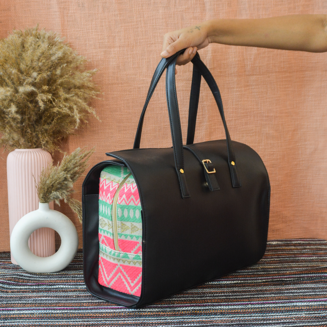 Black with Neon Leera 16inch Bag