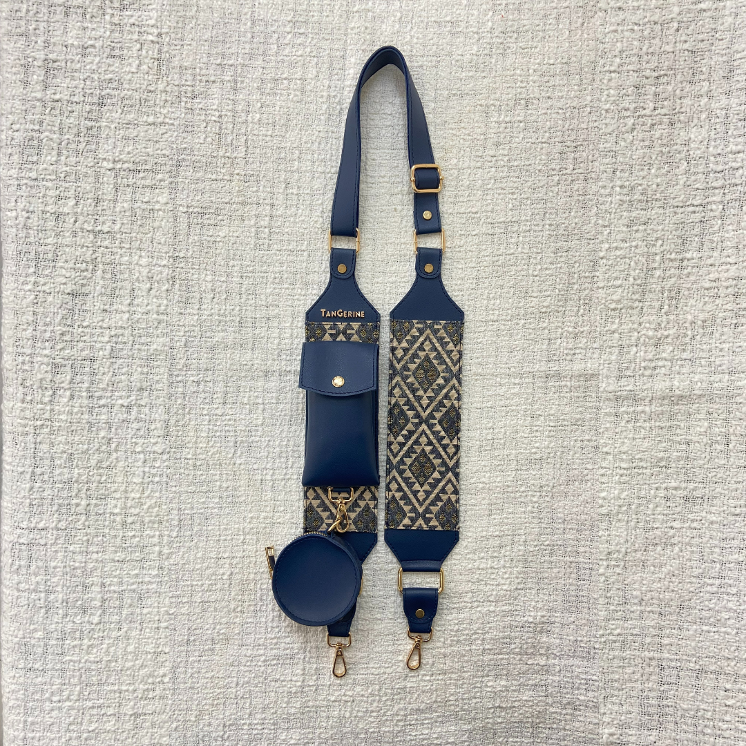 Blue Light Black Diamond Pochette Belt only