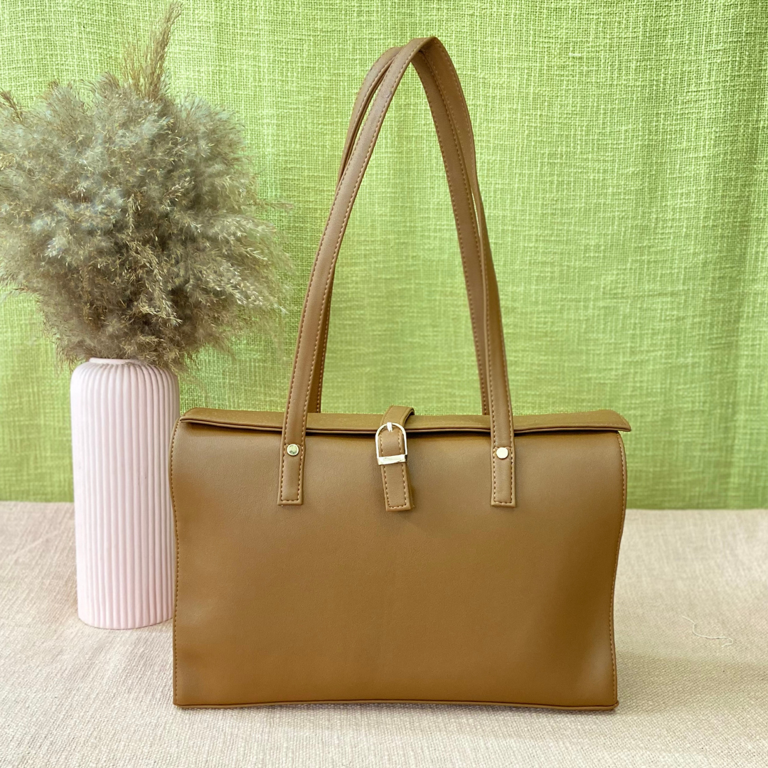 Brown with Boho Design Leera 14inch Bag