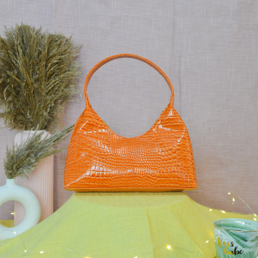 Orange Shoulder Bag