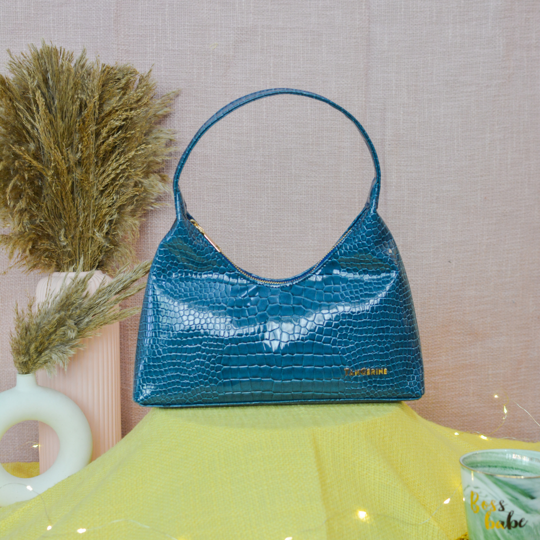 Sea Blue Shoulder Bag