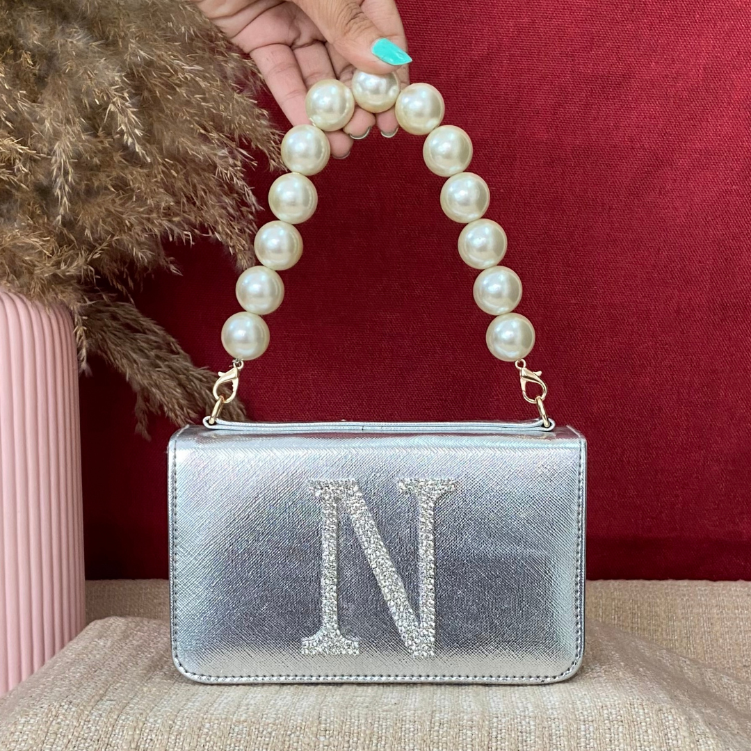 Silver Box Style Waist Bag Phone Size