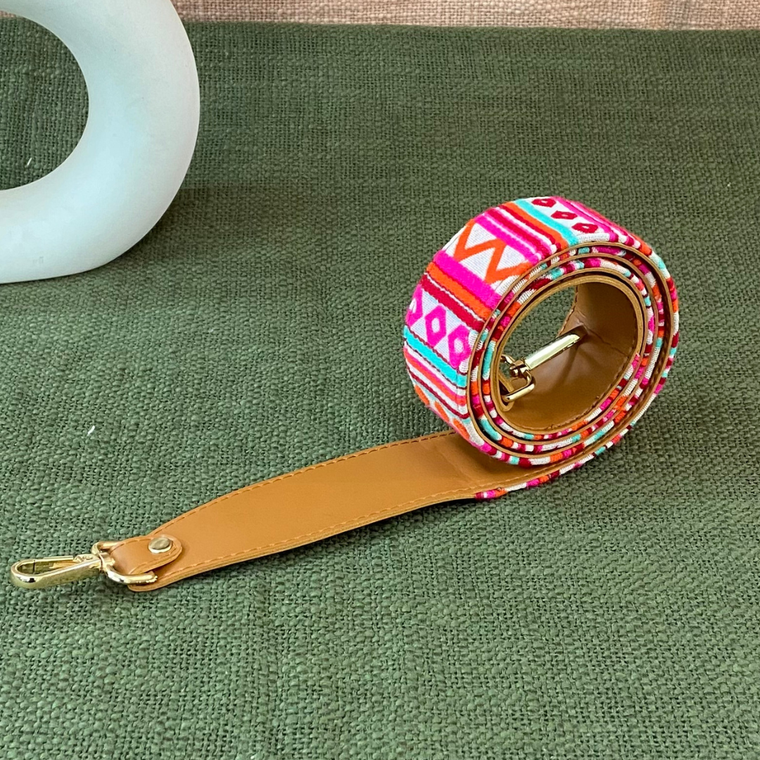 Tan Boho Shoulder Strap