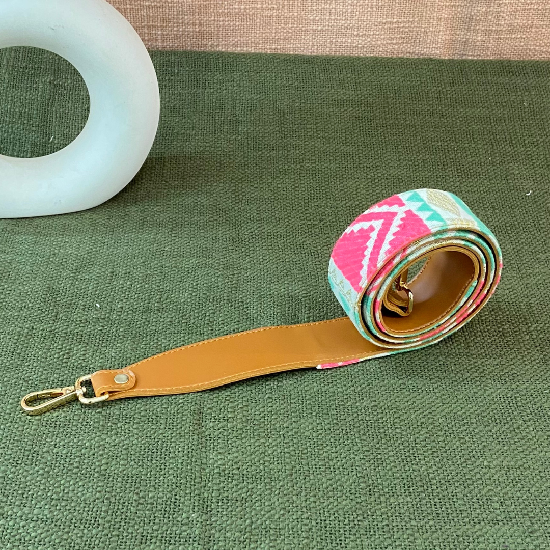 Tan Neon Shoulder Strap