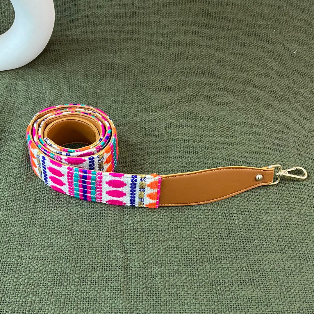 Tan Pink Bullet Shoulder Strap