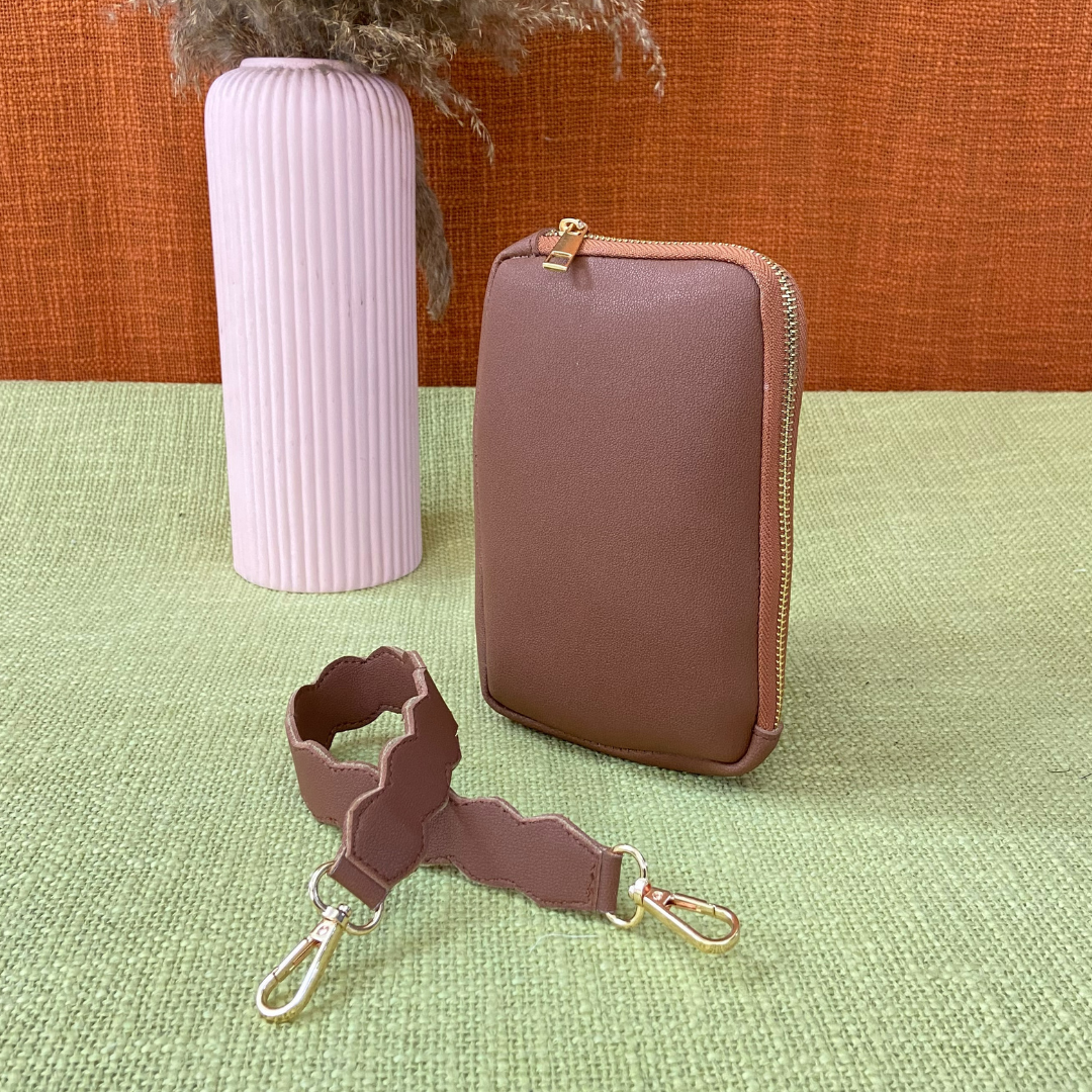 tan pouch
