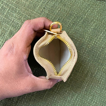 Dark Beige Black Diamond Cloth on Pocket Pochette only Belt
