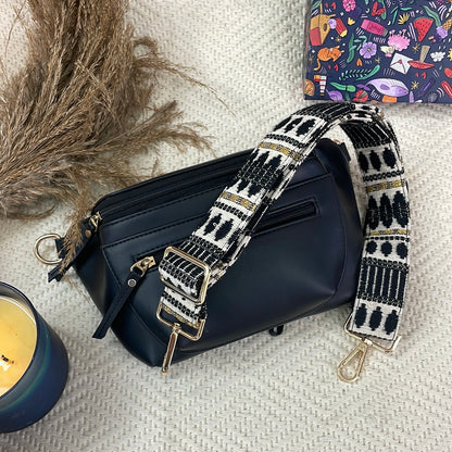 BUM BAG BLACK WITH BLACK BULLET BELT