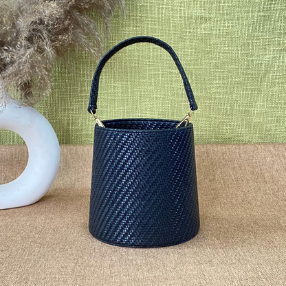 Black Bucket Bag