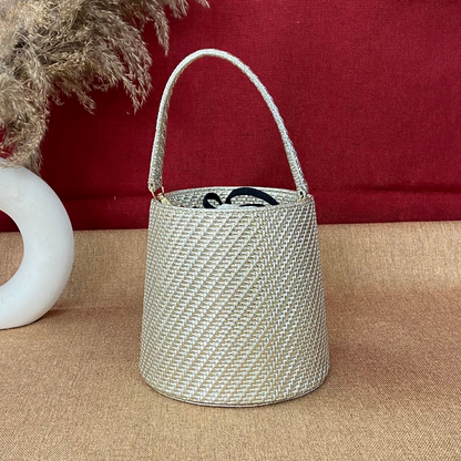Gold Bucket Bag