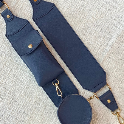 Blue Plain Pochette only Belt