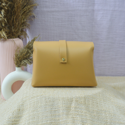 Beige Eva Bag with Multi-color Belt + Mini Wallet