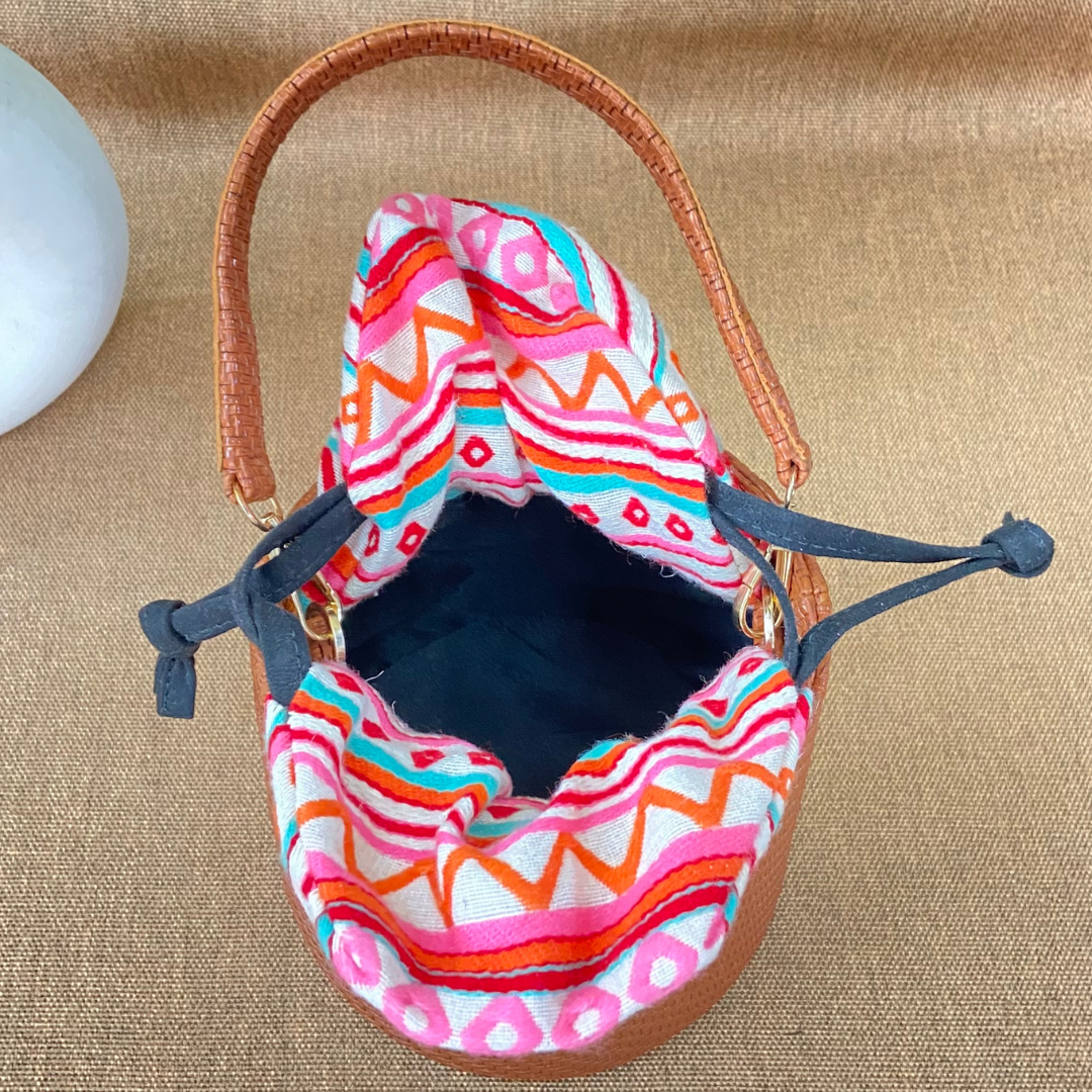 Tan Bucket Bag