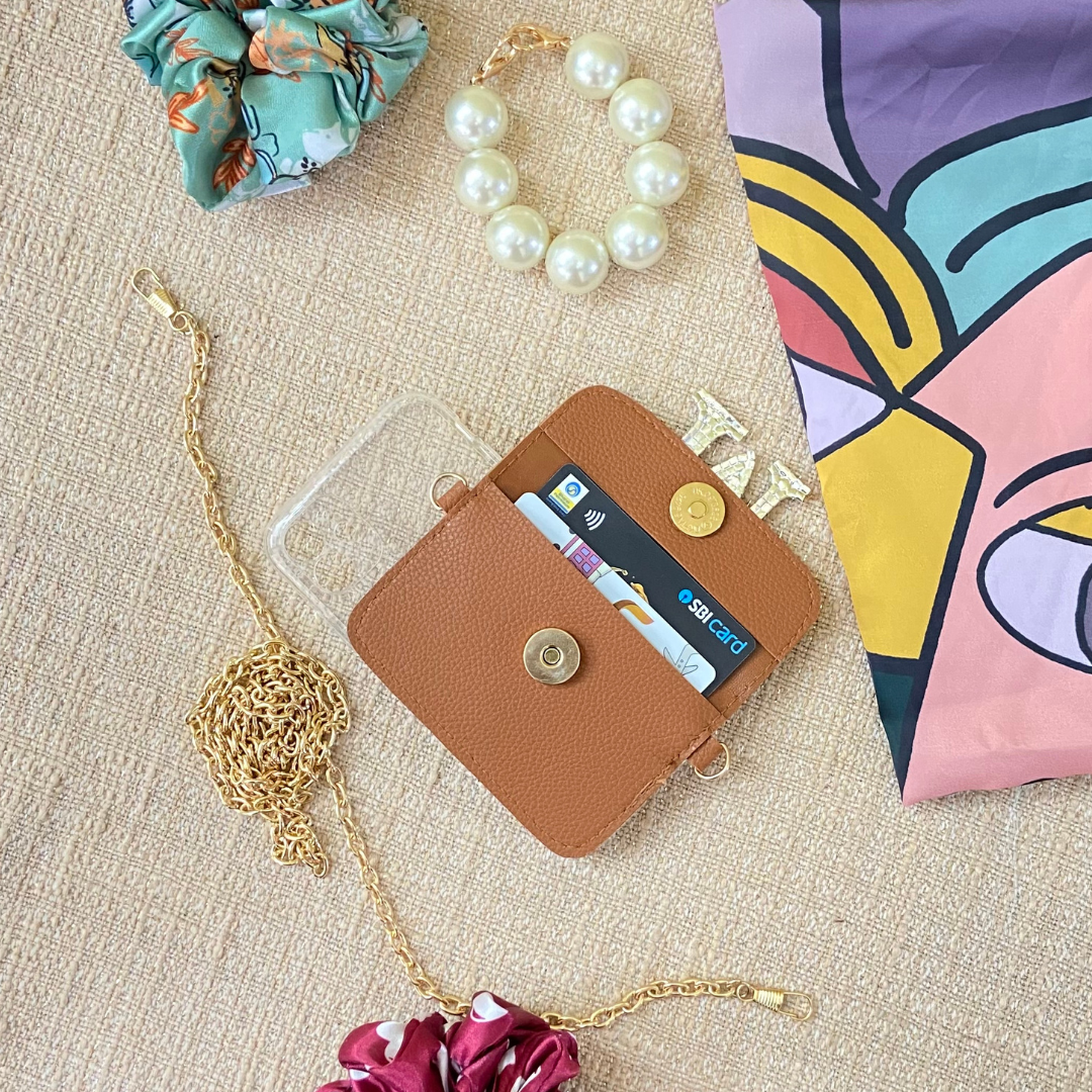 Tan Phone Sling