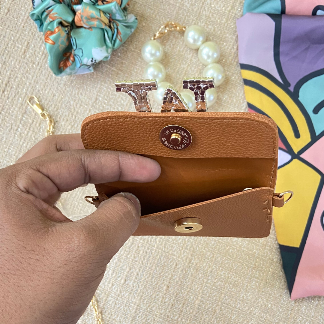 Tan Phone Sling