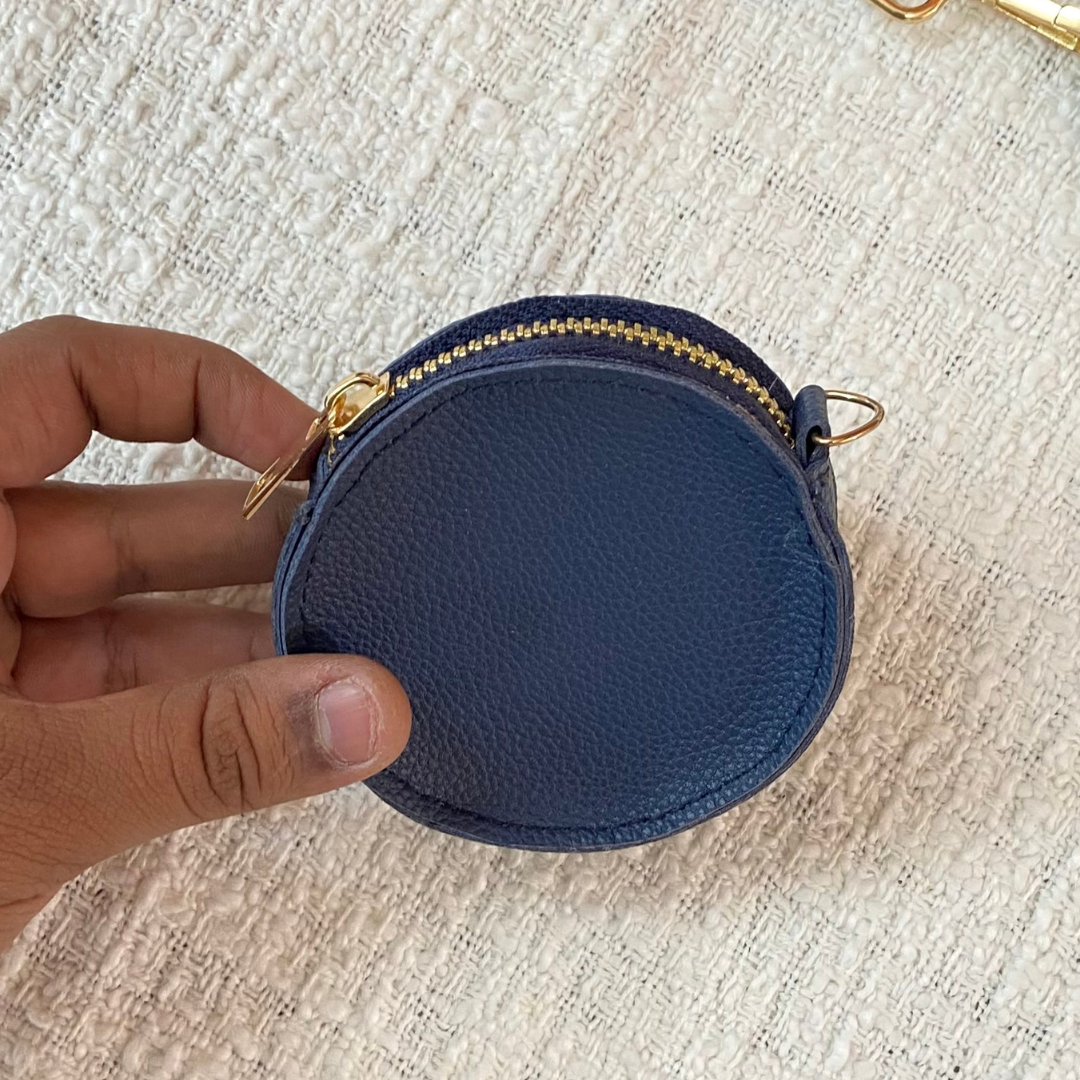 Blue Dual Compartment + Blue Bullet Pochette Belt