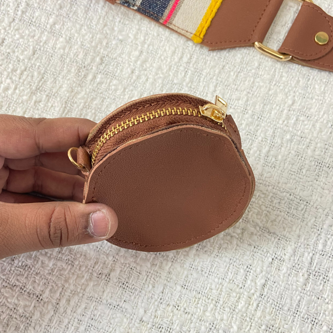 Tan Vibrant Pochette only Belt