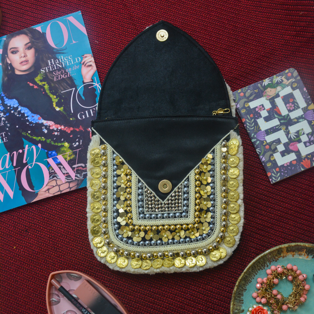 Black Boho Sling Small