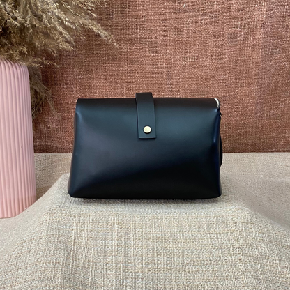 Black Eva + Black Diamond Cloth On Pocket Pochette Belt with Phone Case