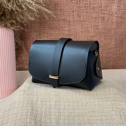 Black Eva Bag with Sling Chain.