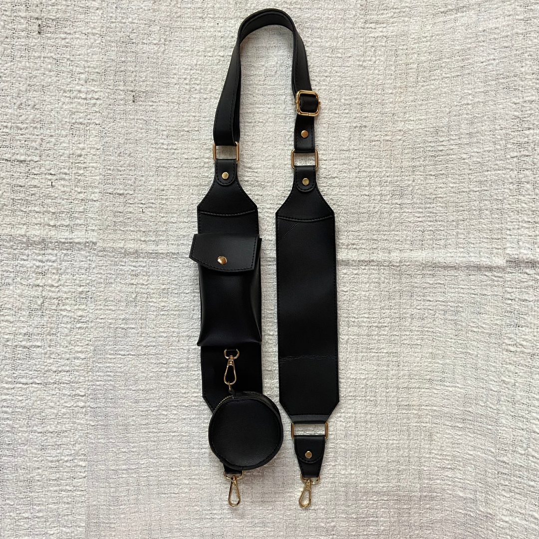 Black Plain Pochette only Belt
