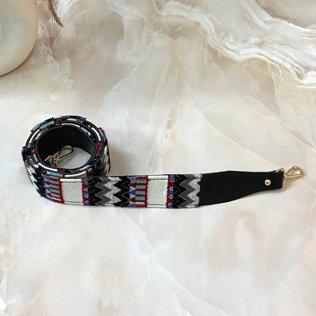 Black Tribal Shoulder Strap