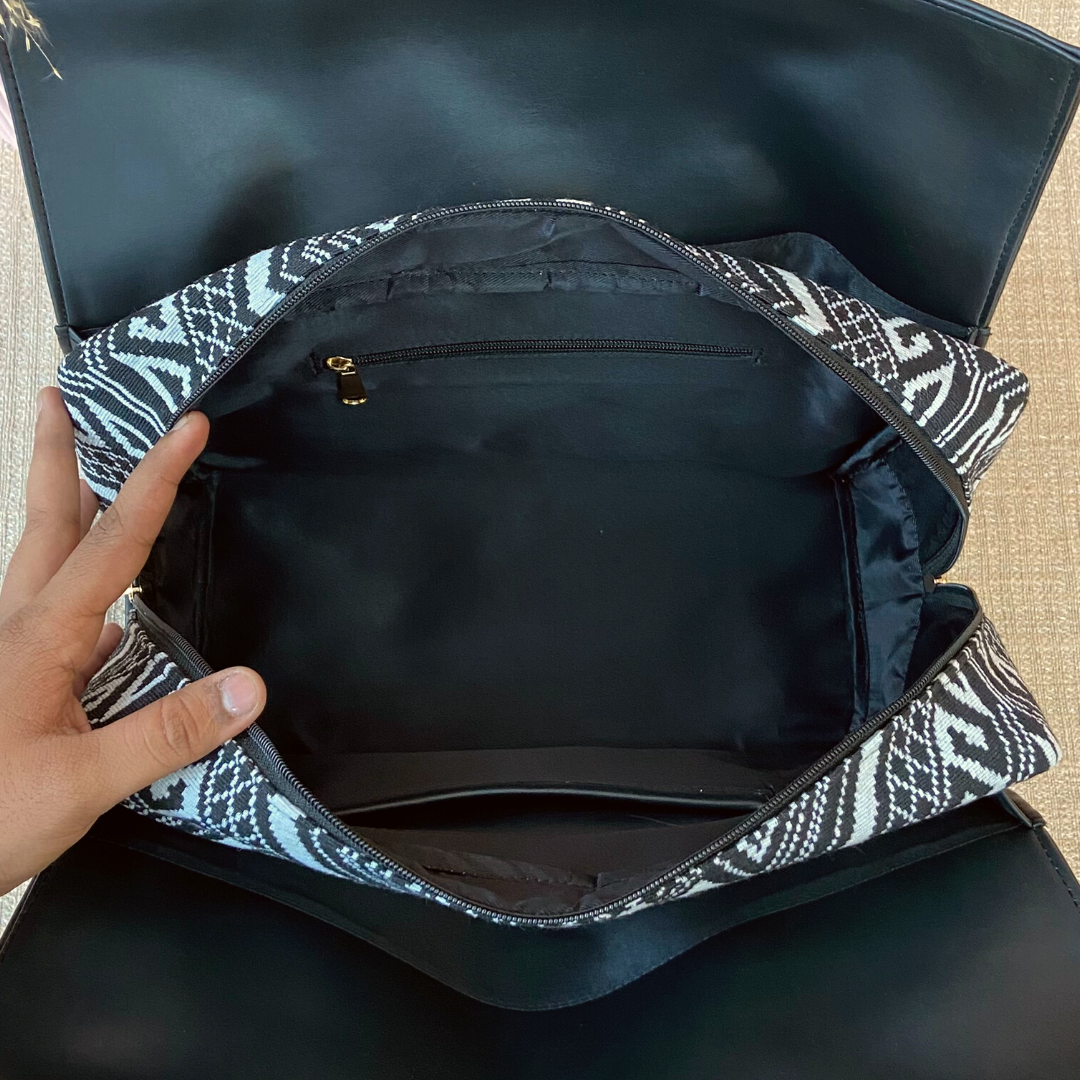 Black &amp; Aztec Leera 16inch Bag