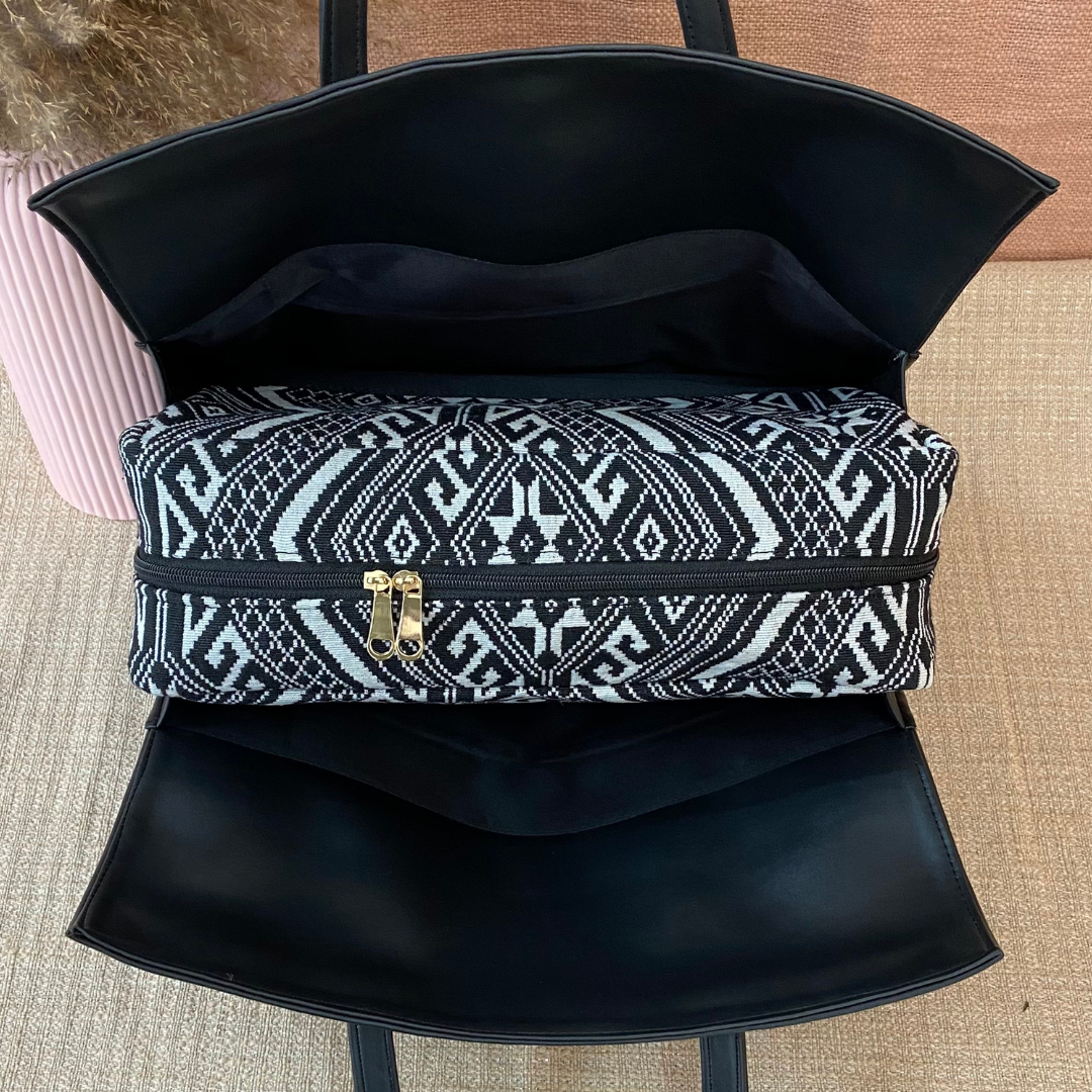 Black &amp; Aztec Leera 16inch Bag