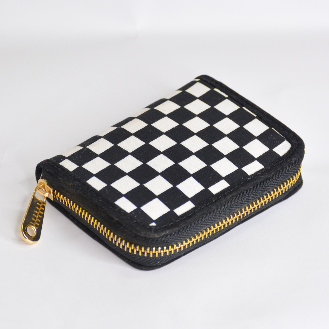 Black &amp; White Mini Wallet
