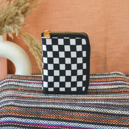 Black &amp; White Mini Wallet
