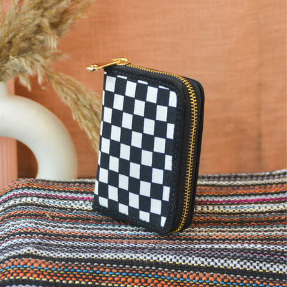 Black &amp; White Mini Wallet