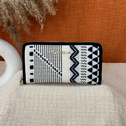 Black &amp; White Tribal Big Wallet