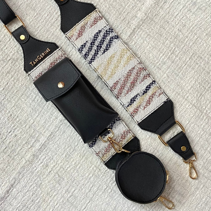 Black Eva + Black with White Tribal Pochette only Belt.