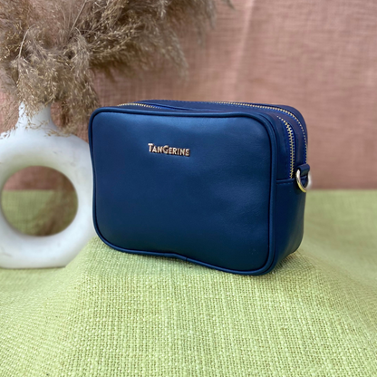 Blue Dual Compartment + Blue Bullet Pochette Belt