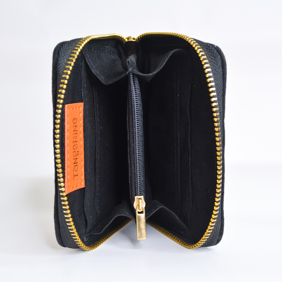 Blue Ikkat Mini Wallet