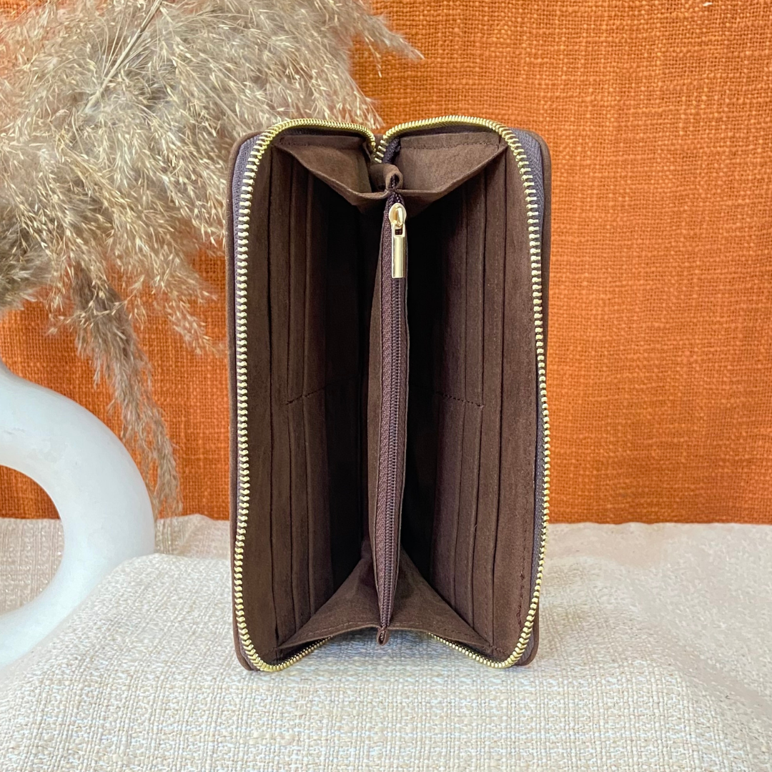 Brown Hazelnut Big Wallet