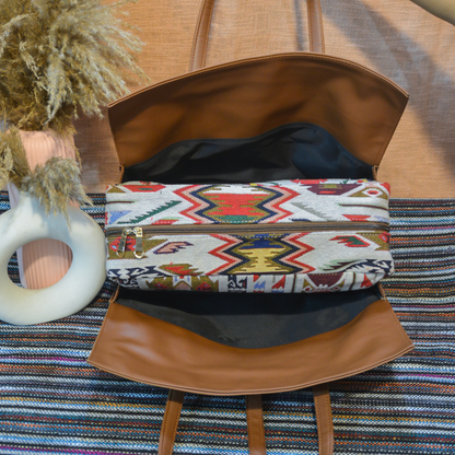 Brown Tribal Leera 14inch Bag