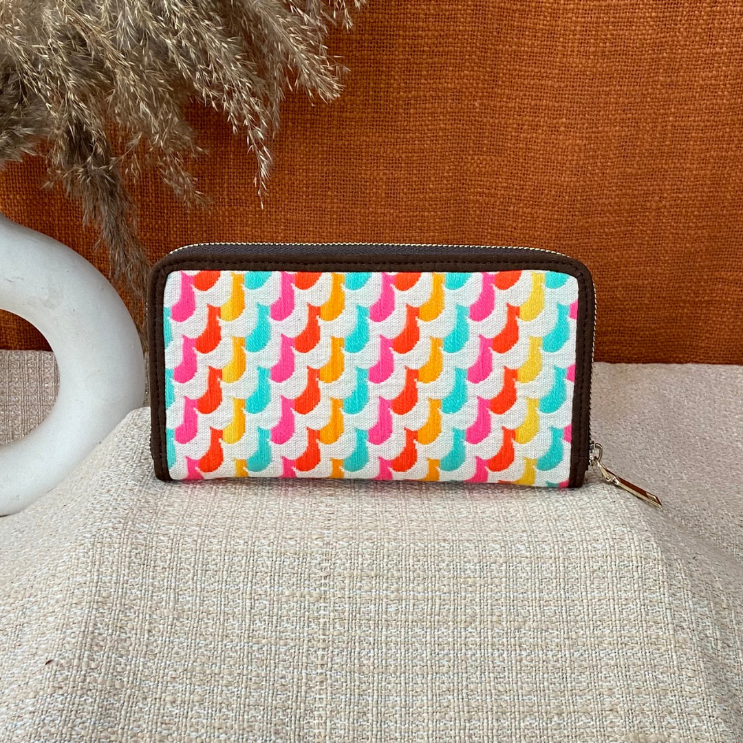 Colorful Wave Big Wallet