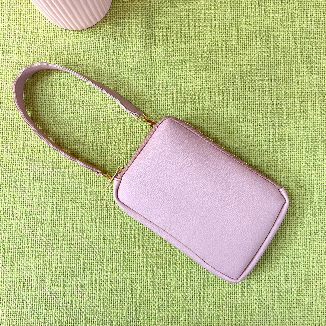 Pink Pouch + Pink with Purple Pop Pochette Belt