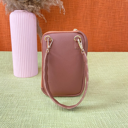 Tan Pouch + Tan Vibrant Pochette Belt