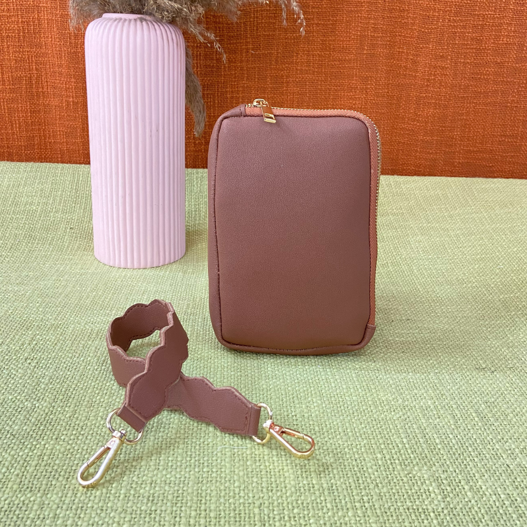 tan pouch