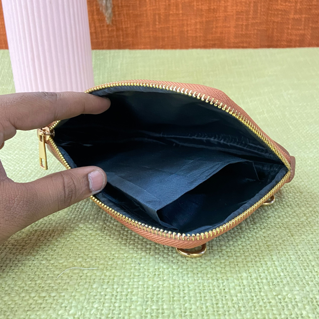 tan pouch