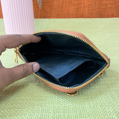 tan pouch