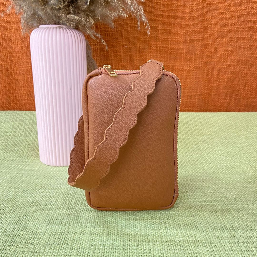 Tan Pouch + Tan Plain Pochette Belt